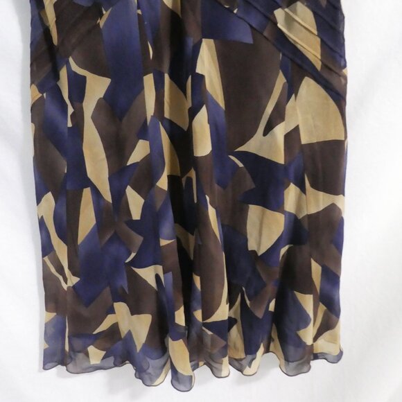 JONES NEW YORK | size 12 | Gorgeous Colorful Sleeveless Silk V-Neck Dress | NWOT - Picture 13 of 15